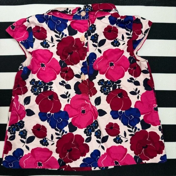 Janie & Jack Floral Top and Red Leggings Set - Picture 3 of 6